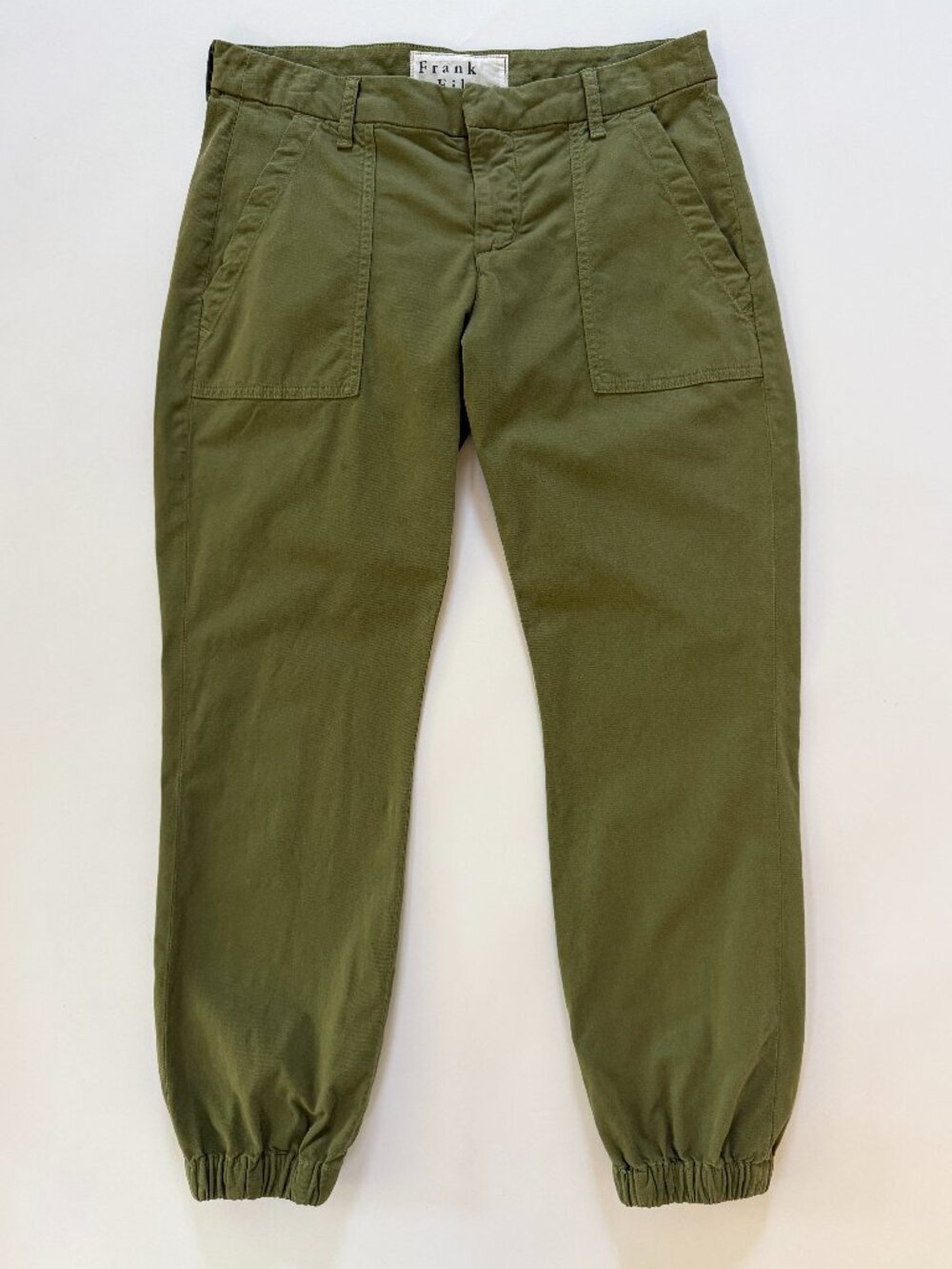 Frank & Eileen  Black Rock Jogger Size 4 Olive Green